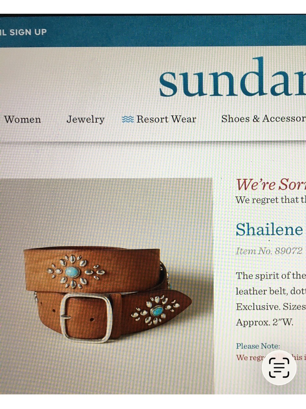 Leather Studded Turquoise Accent Belt - Brown